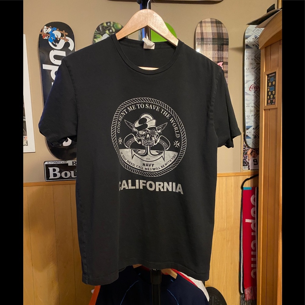 Vintage navy God sent me to save the world shirt if you need me call me